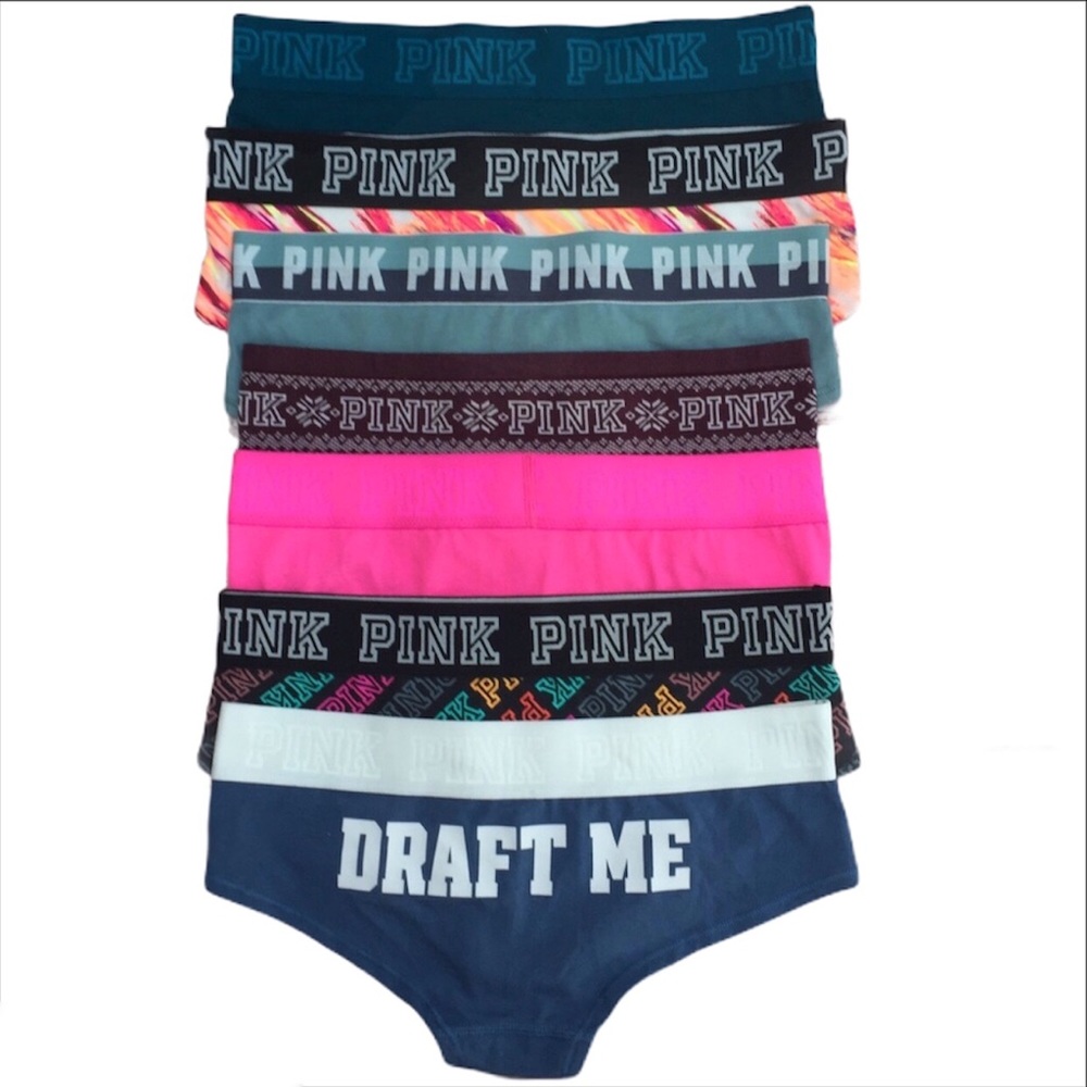 4 Victoria's Secret PINK Extra Low Rise Hipsters